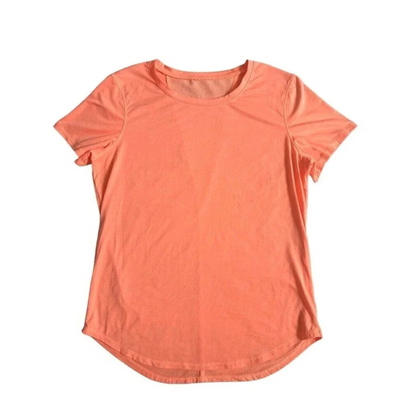 Kirkland Short Sleeve Athletic Top Neon Orange Size Medium - Picture 1 of 5